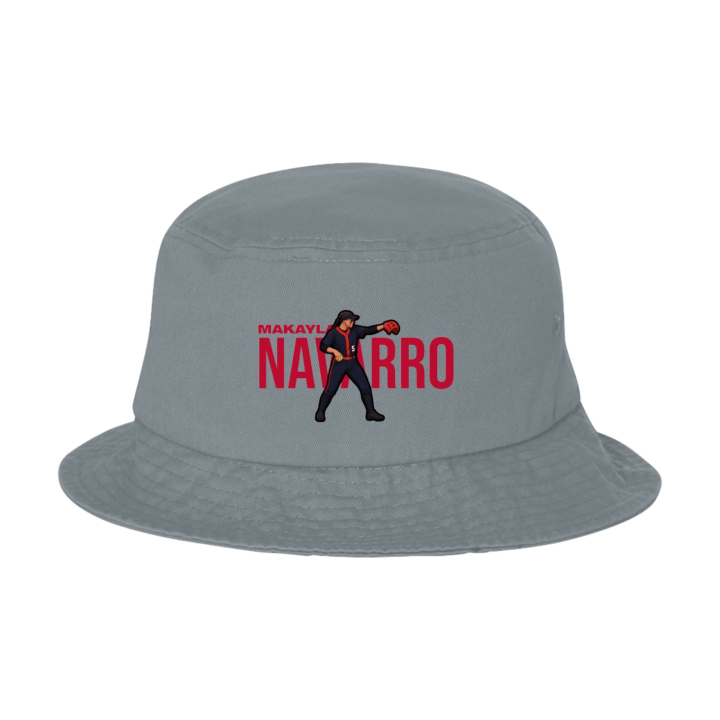 Bucket Cap — Player Name in Grey