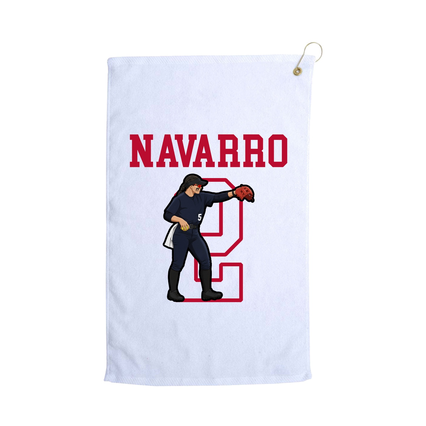 Golf Towel — Shirsey in White