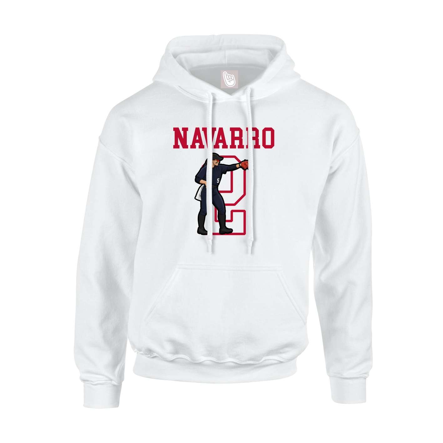 Hoodie — Shirsey in White