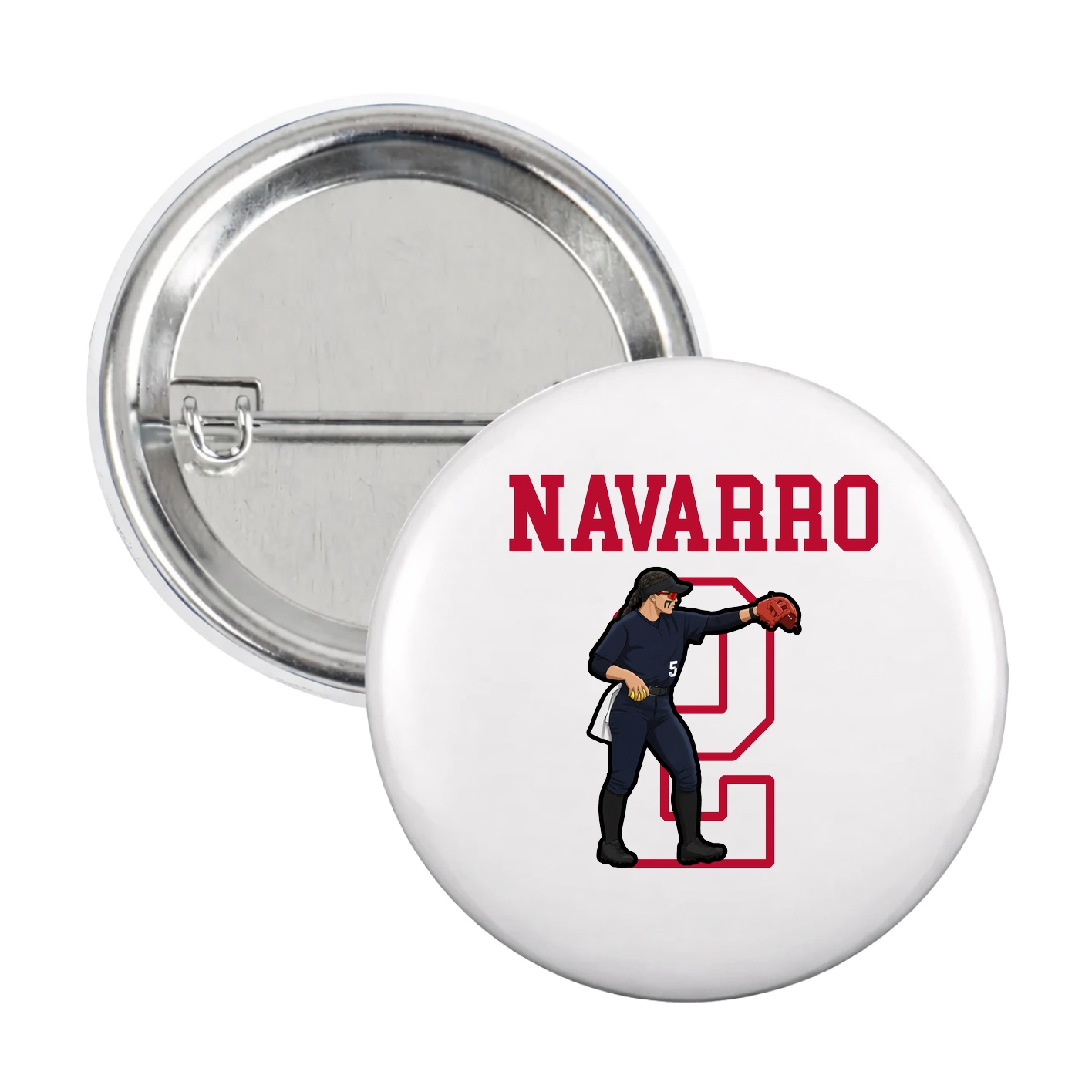 Game Day Button — Shirsey in White