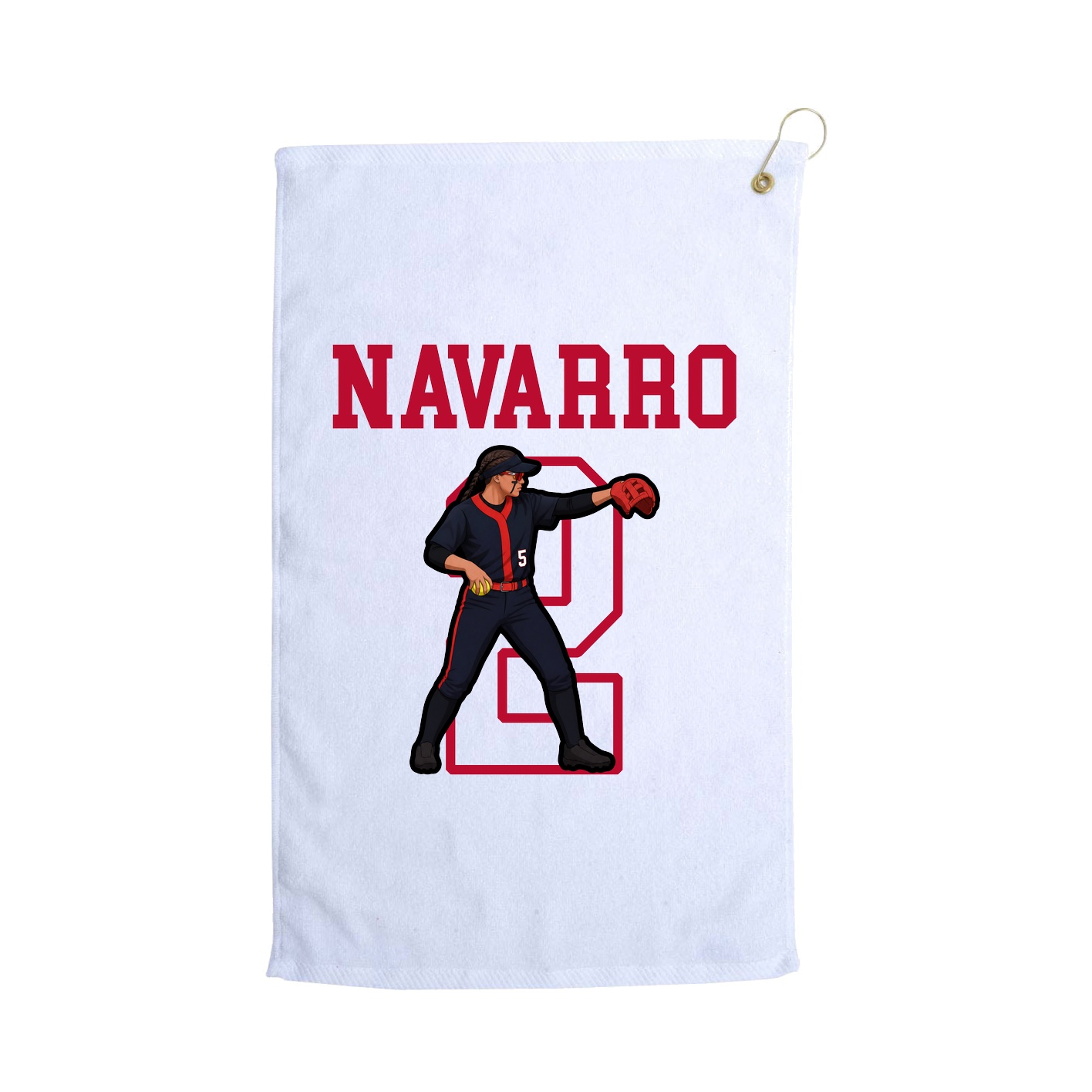 Golf Towel — Shirsey in White
