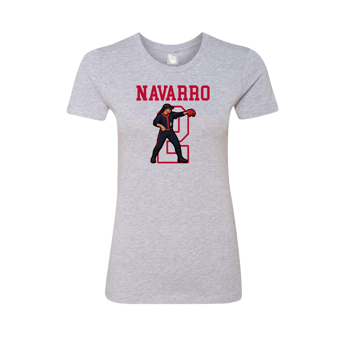 Fitted Women's Tee — Shirsey in Grey