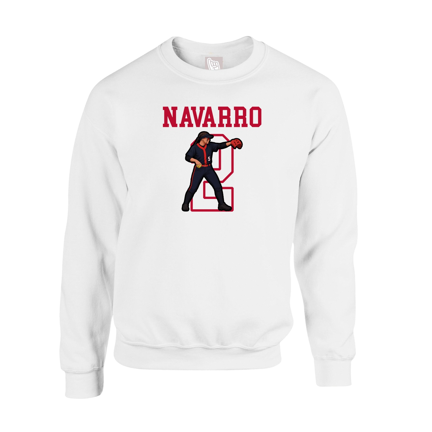 Fleece Crew — Shirsey in White