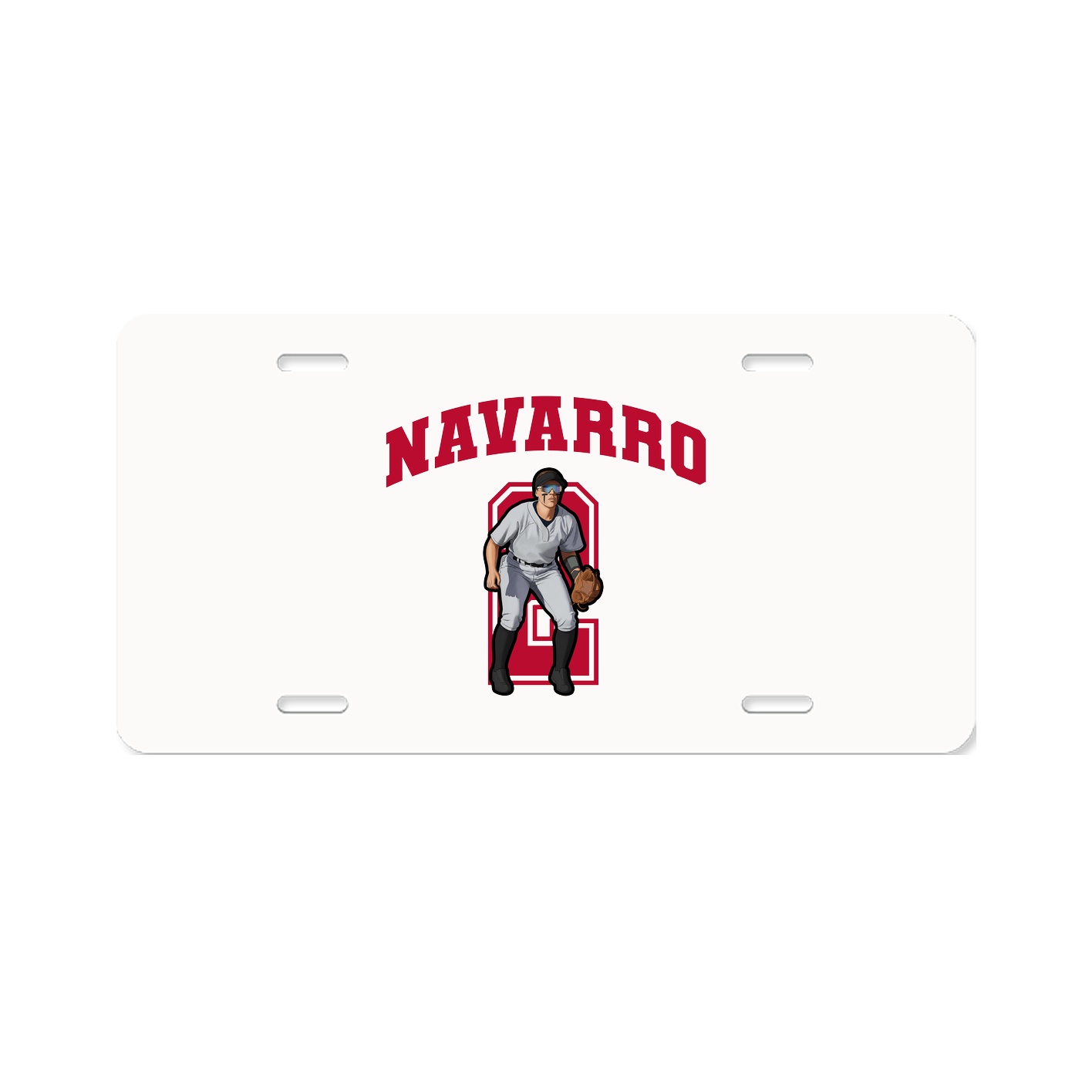 License Plate — Number in Classic