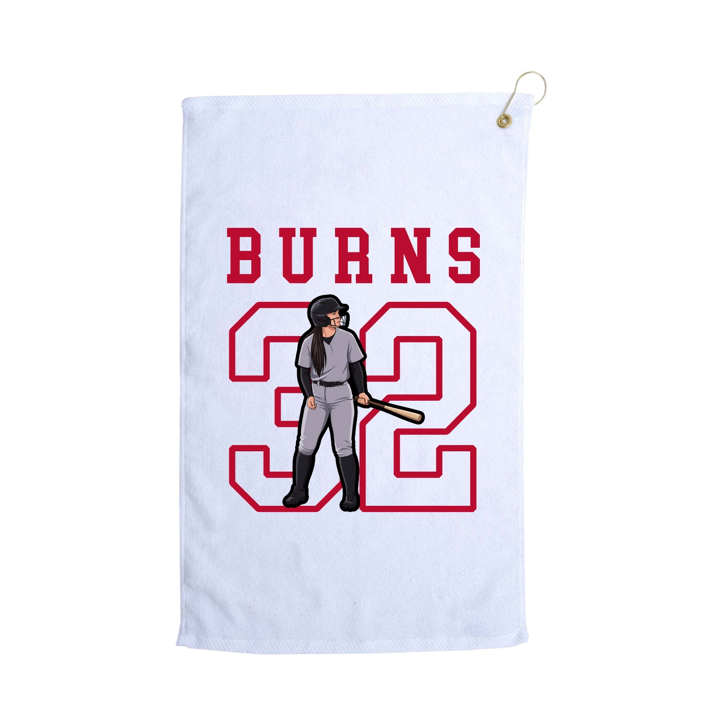 Golf Towel — Shirsey in White