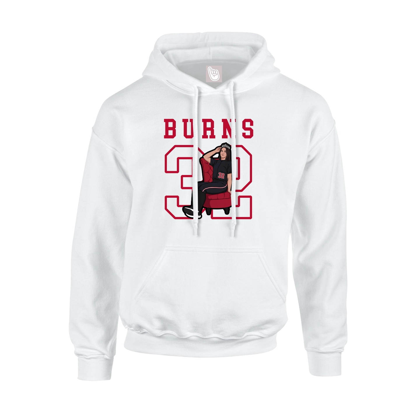 Youth Hoodie — Shirsey in White
