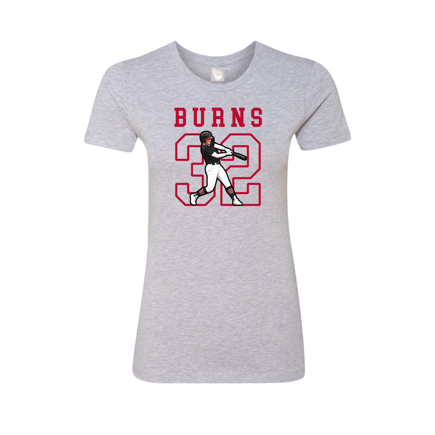 Fitted Women's Tee — Shirsey in Grey