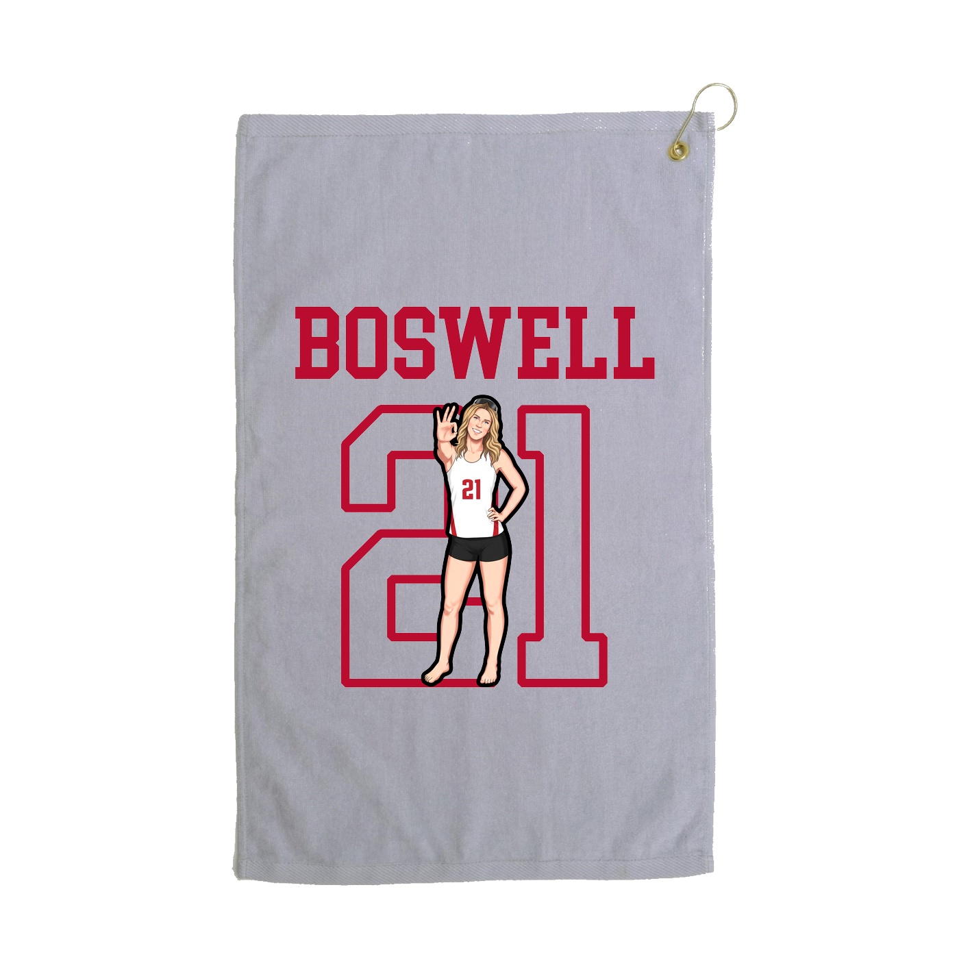 Golf Towel — Shirsey in Grey