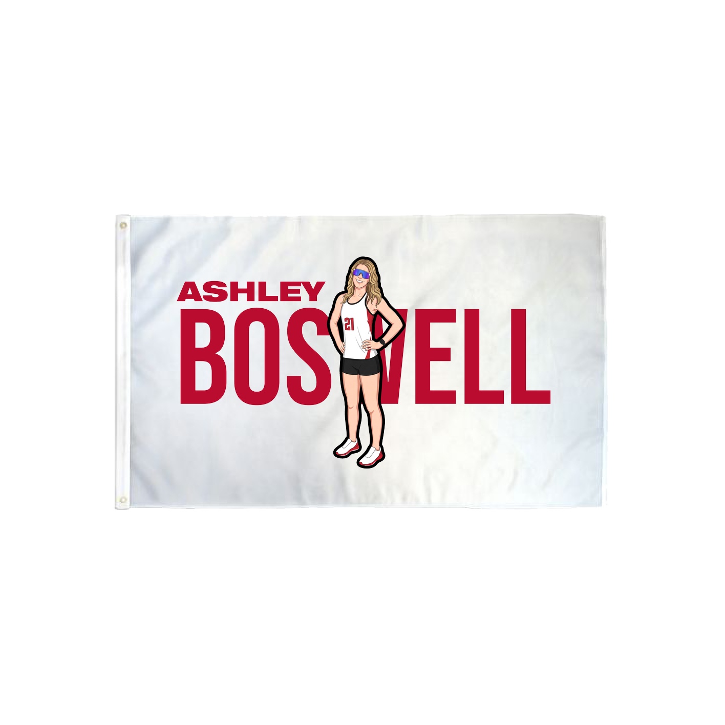 3x5 Flag — Player Name in Classic