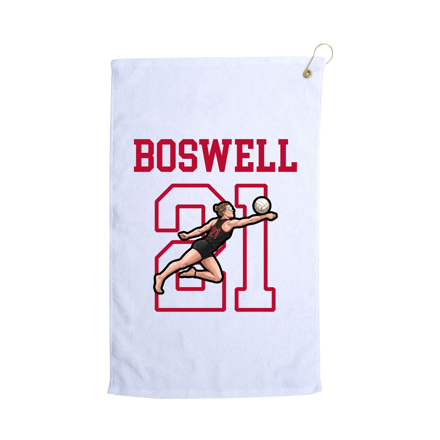 Golf Towel — Shirsey in White