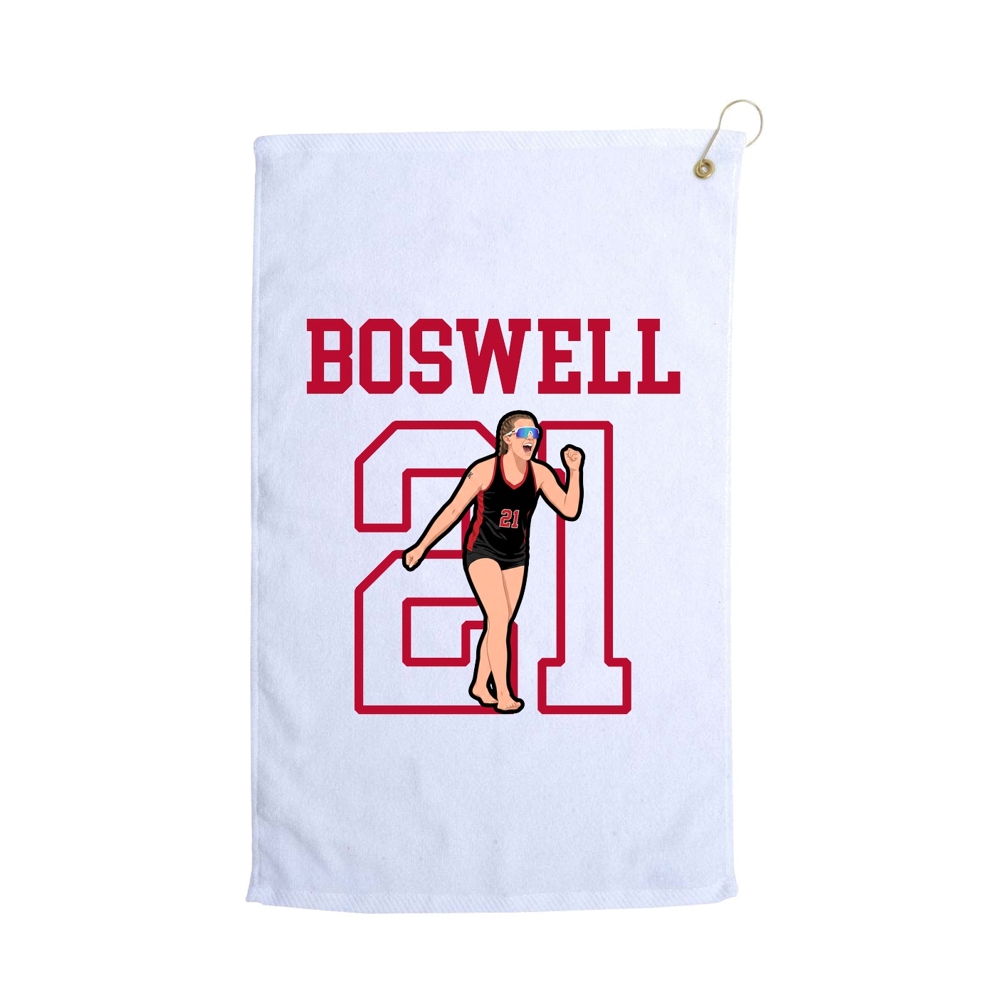 Golf Towel — Shirsey in White