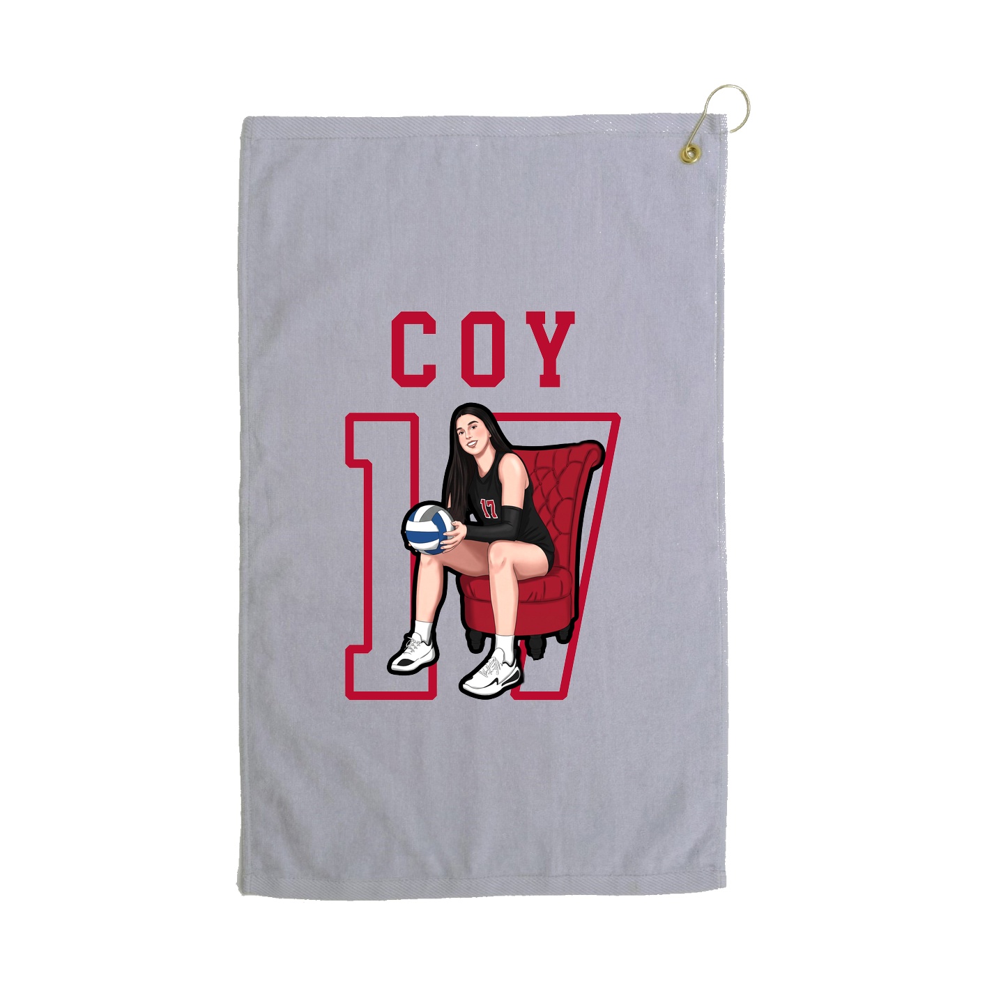 Golf Towel — Shirsey in Grey