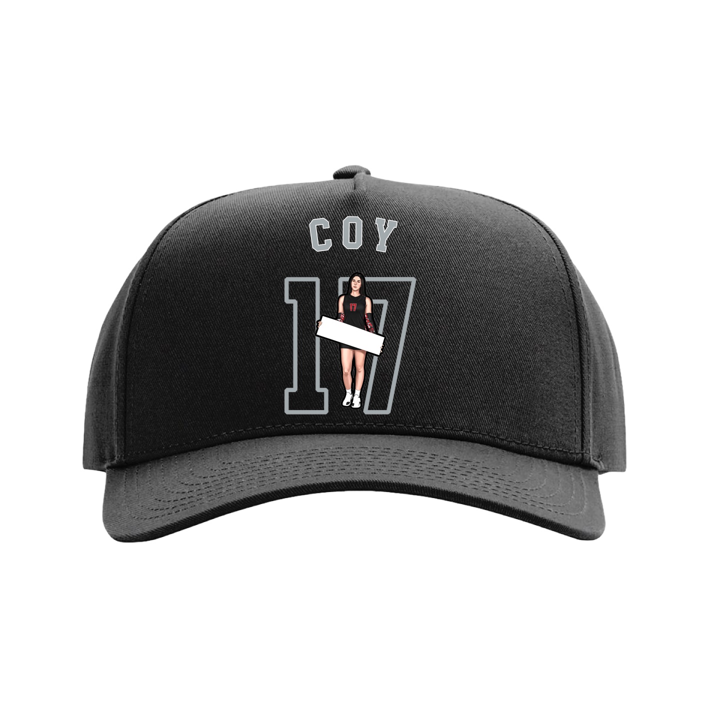 Full Fabric Five-Panel Champ Cap