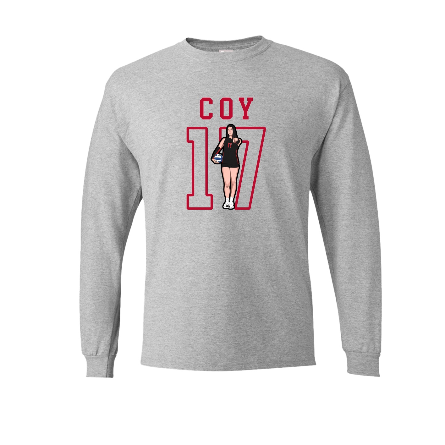 Long Sleeve Tee — Shirsey in Grey