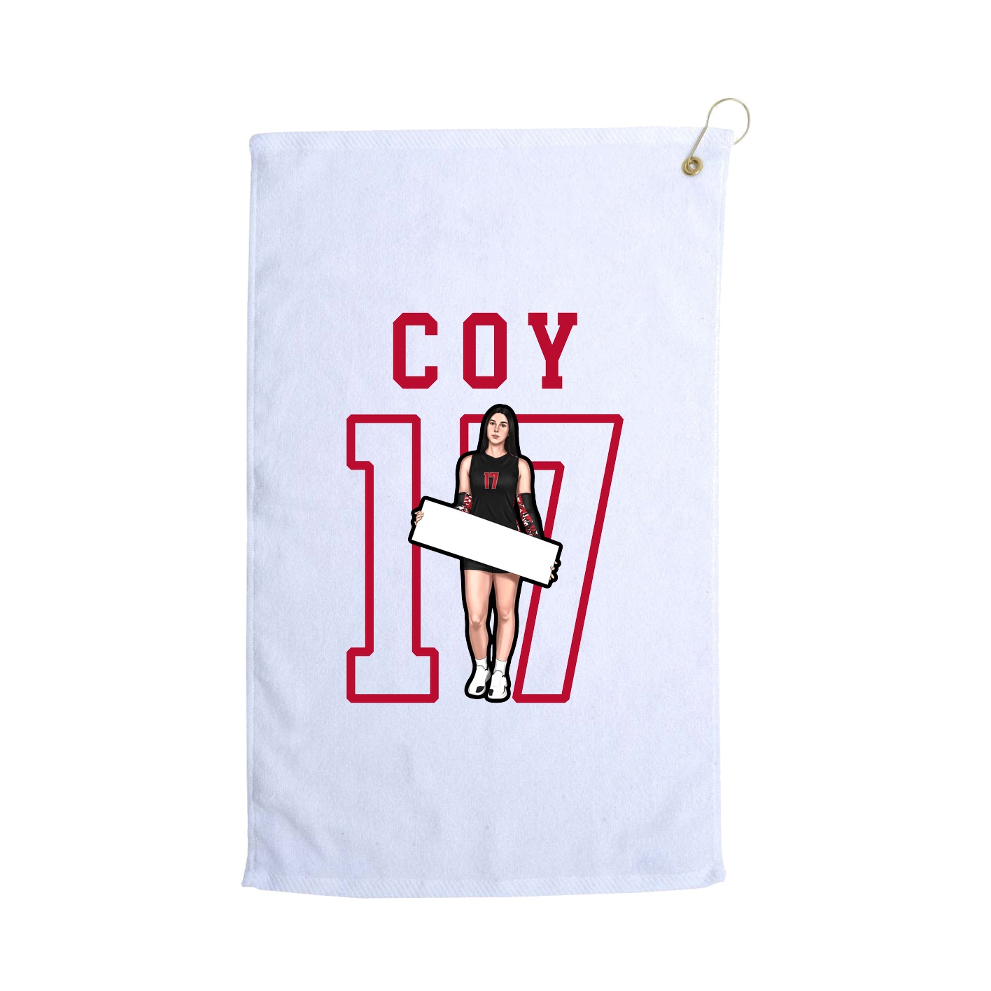 Golf Towel — Shirsey in White