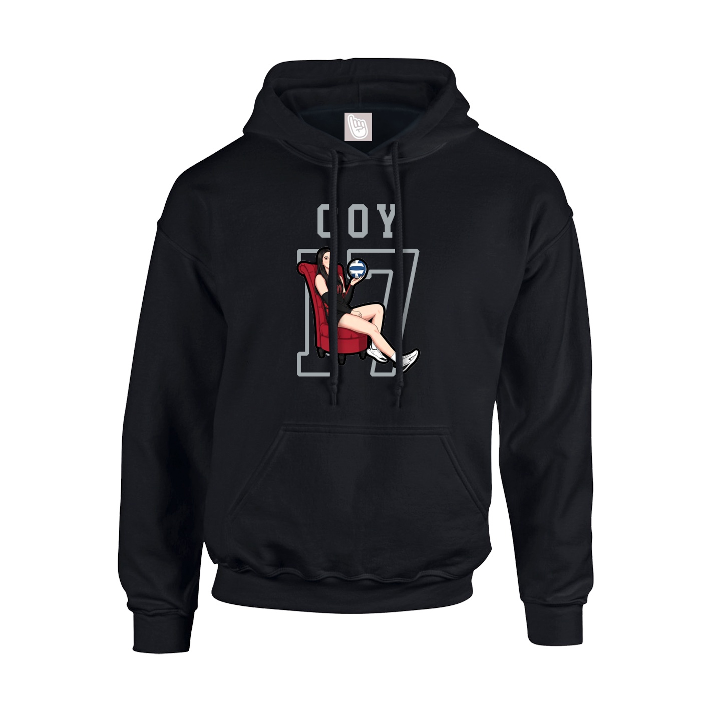 Youth Hoodie — Shirsey in Black