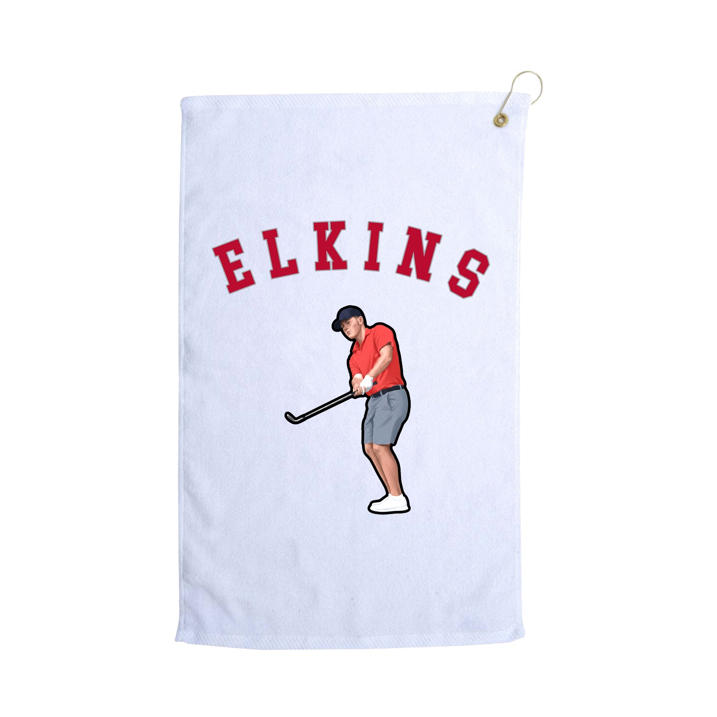 Golf Towel — Shirsey Arch in White