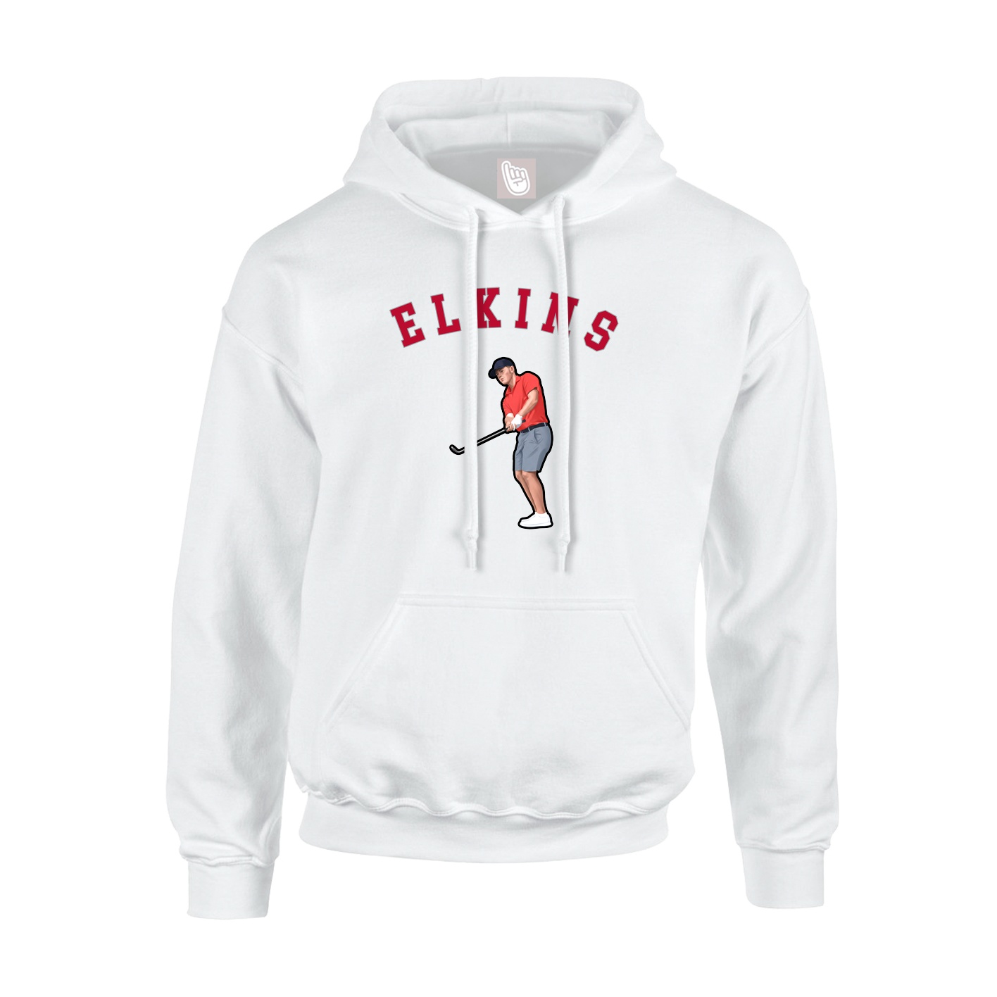 Hoodie — Shirsey Arch in White