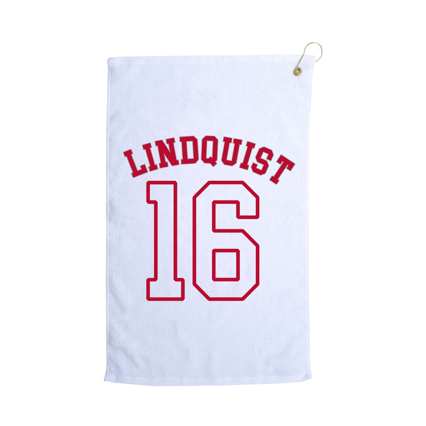 Golf Towel — Shirsey Arch in White