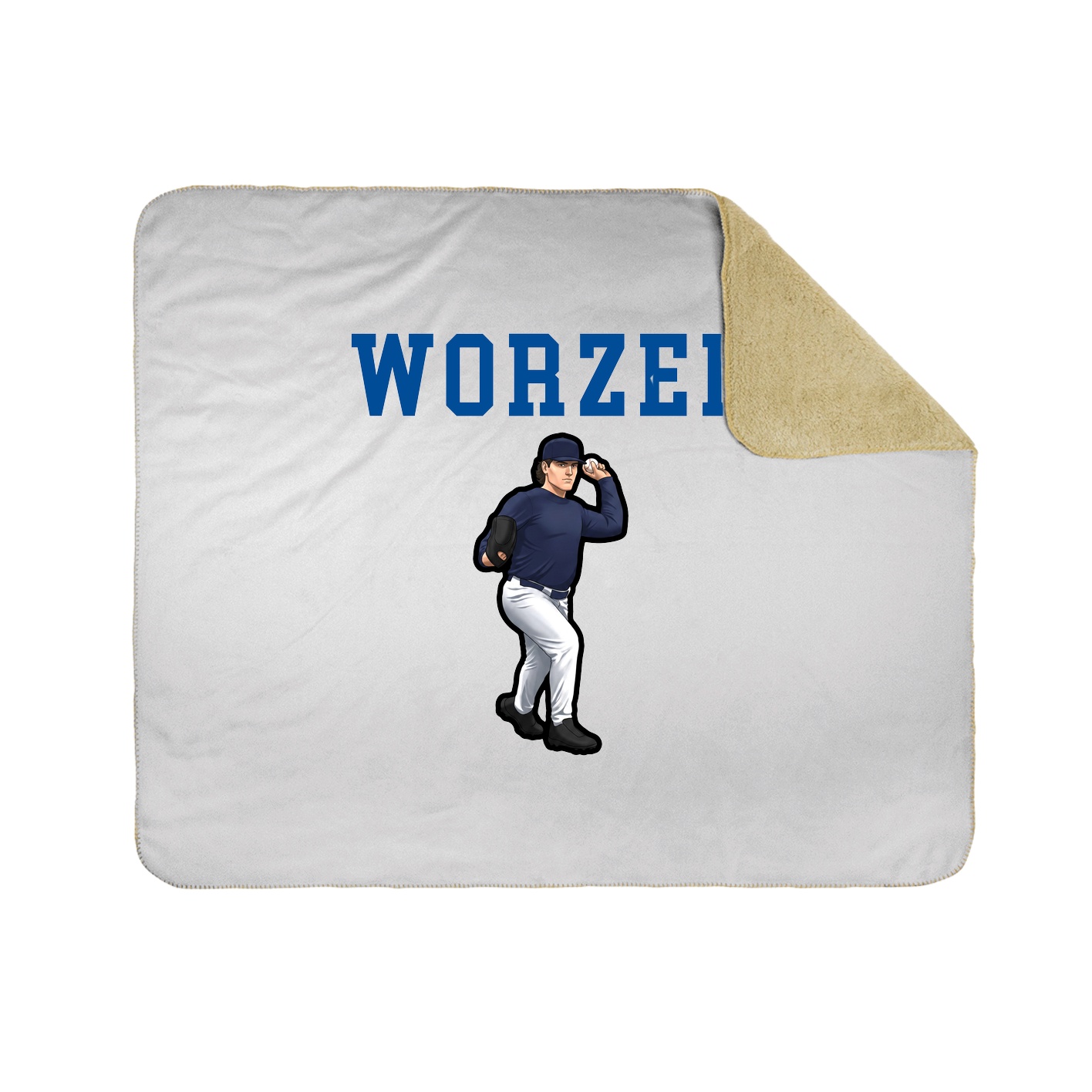 Throw Blanket — Shirsey in White