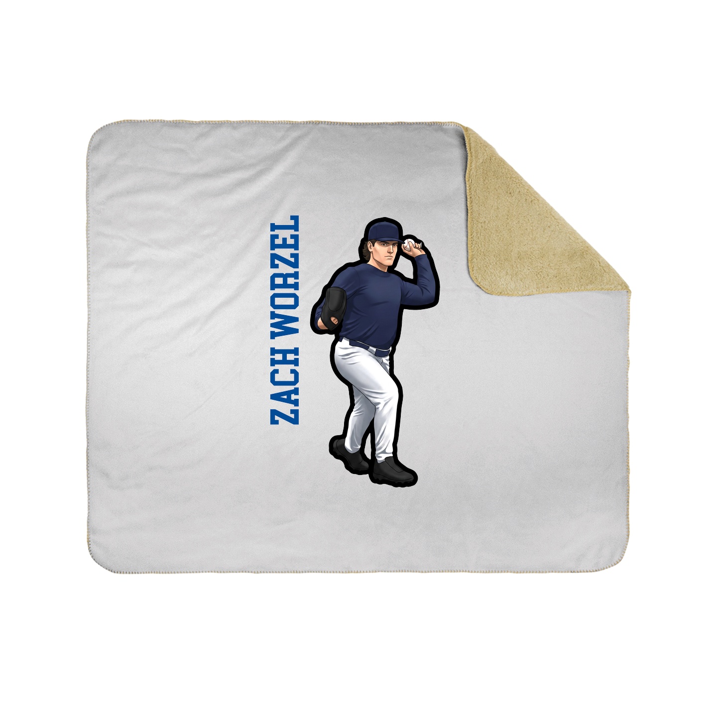50x60 Sherpa Lined Throw Blanket