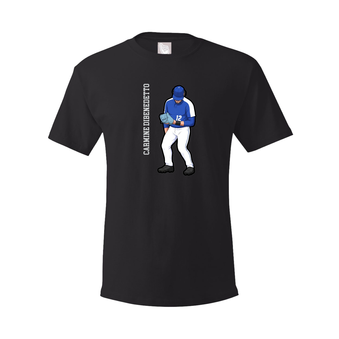 Tee — Name Vertical in Black