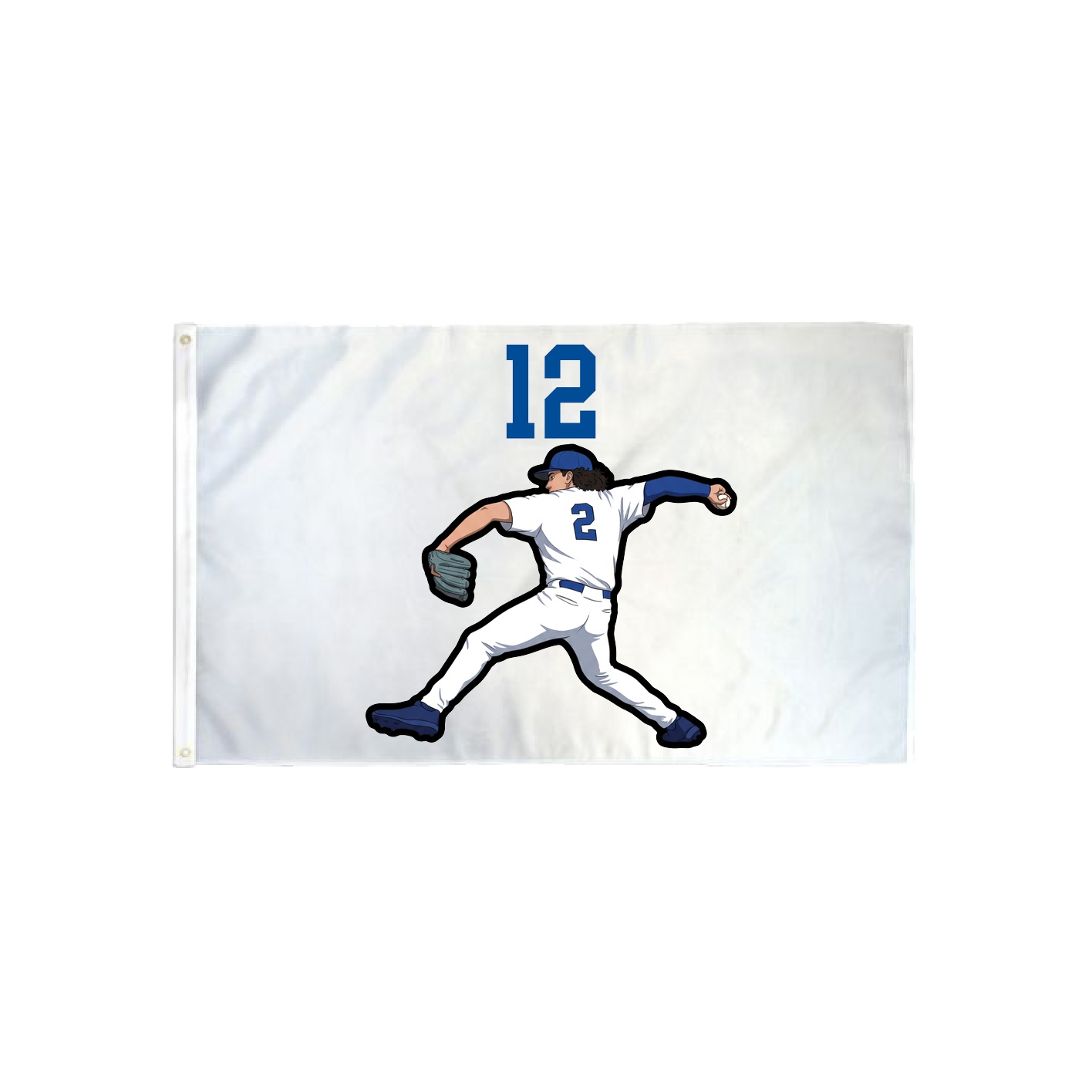 3x5 Flag — Number Top in Classic