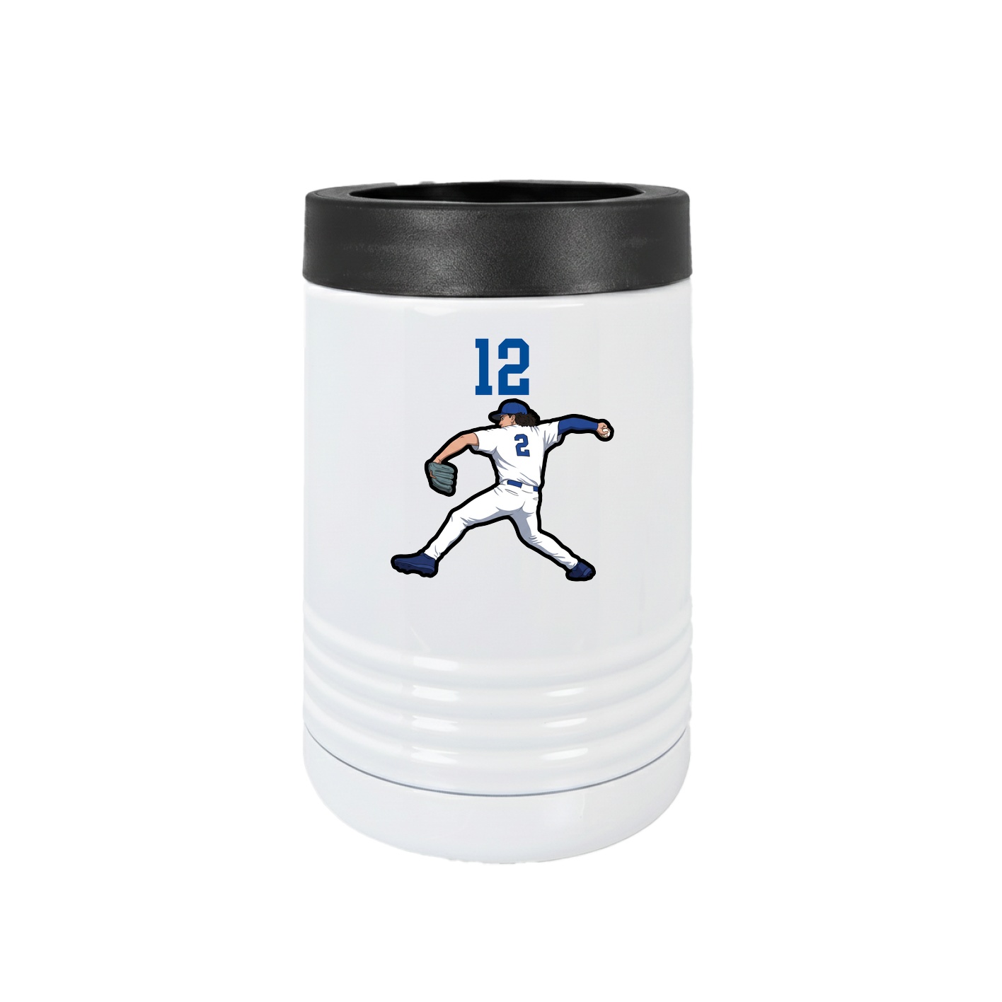Beverage Holder — Number Top in White