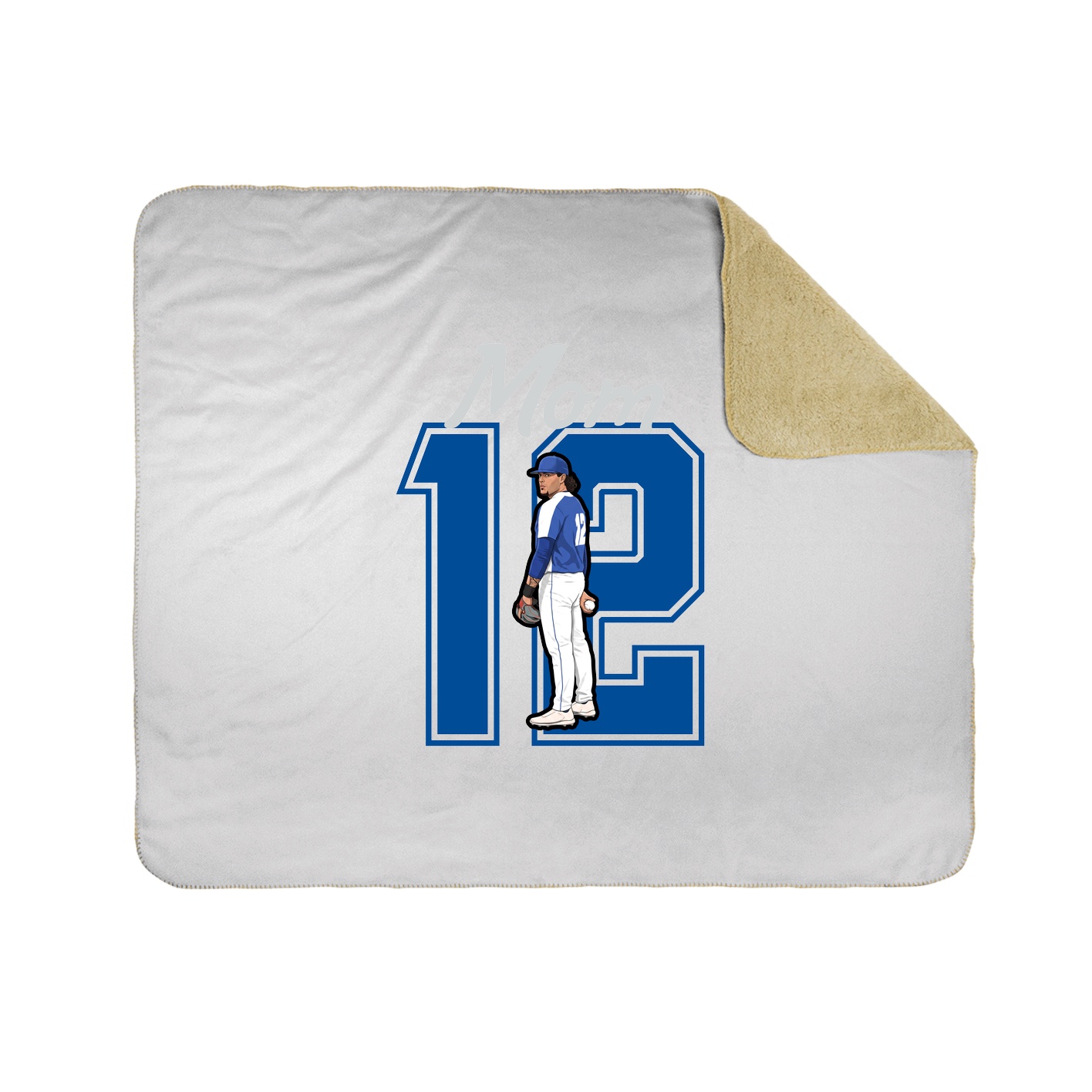 Throw Blanket — Mothers Day Shirsey in White