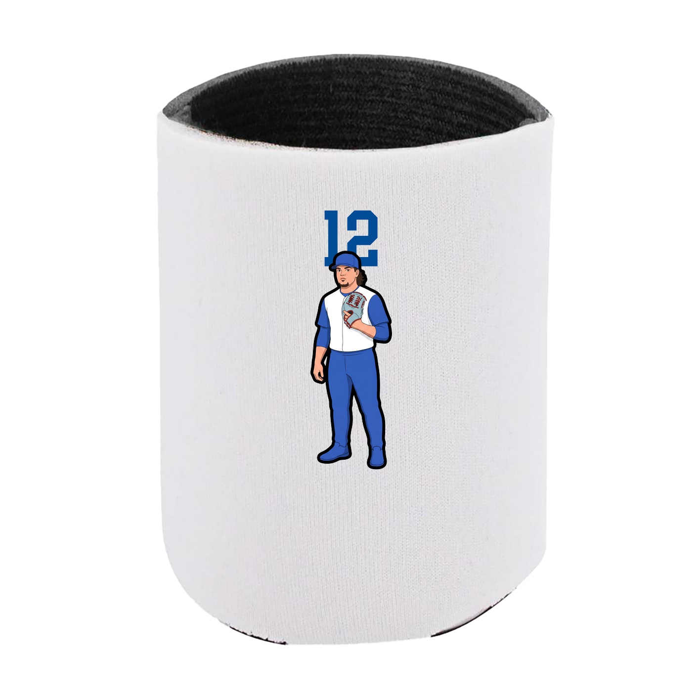 Can Holder — Number Top in White
