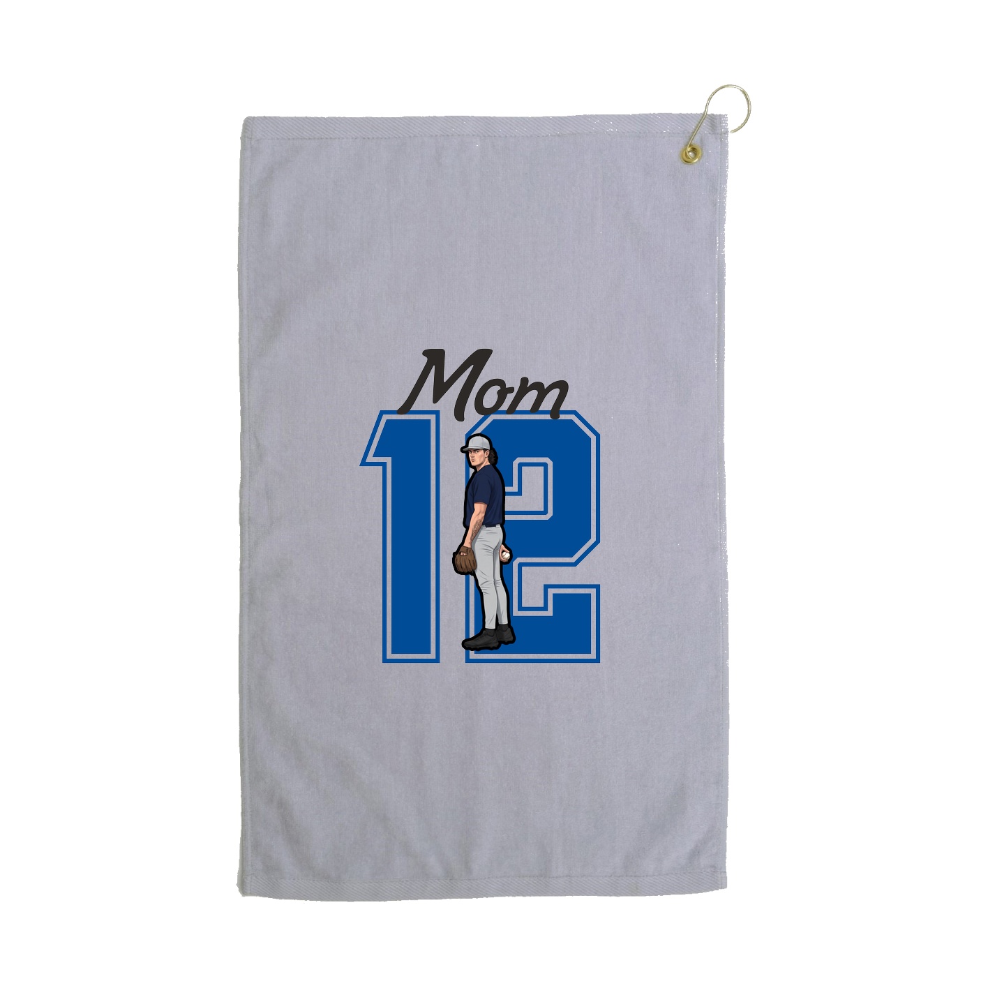 Golf Towel — Mothers Day Shirsey in Grey