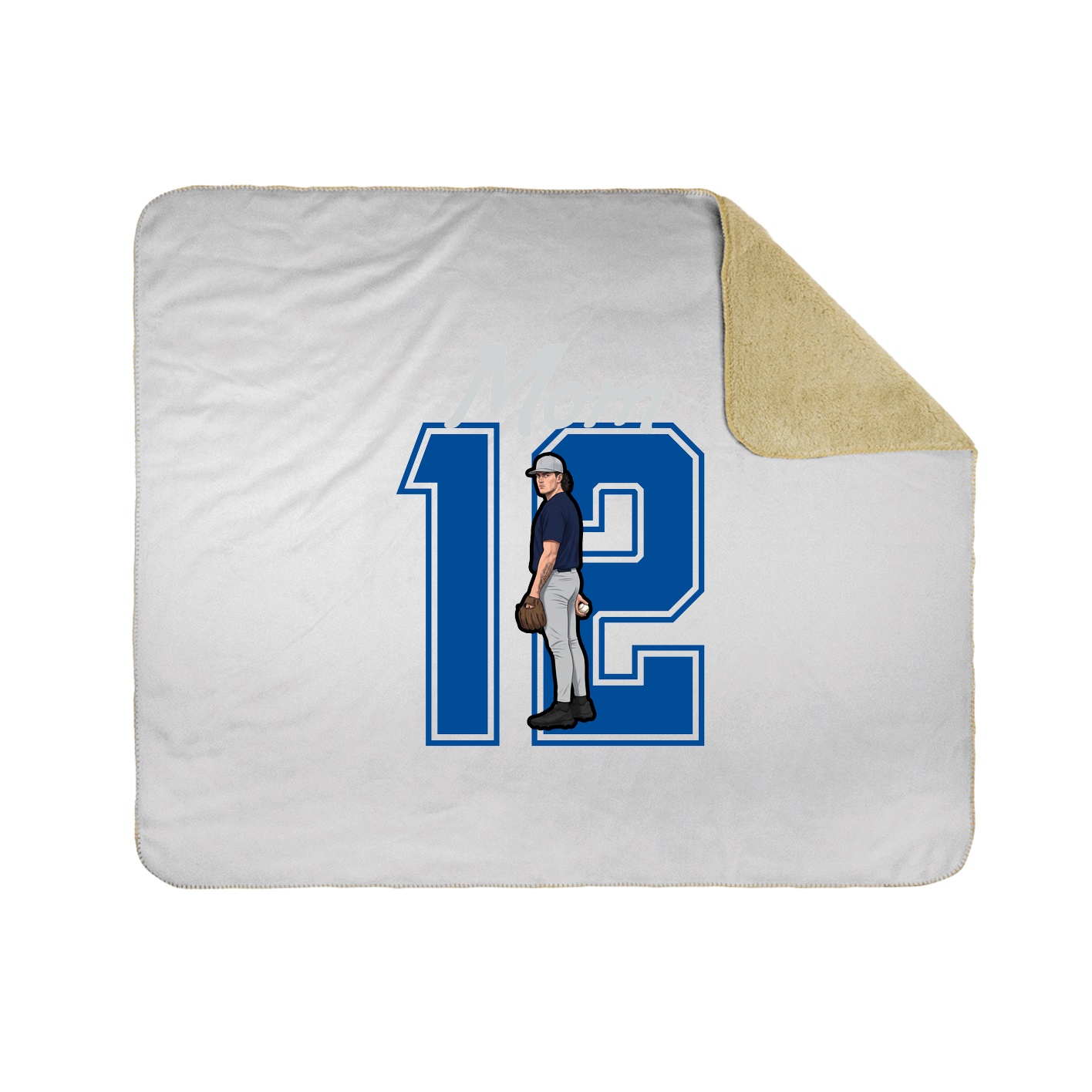 Throw Blanket — Mothers Day Shirsey in White