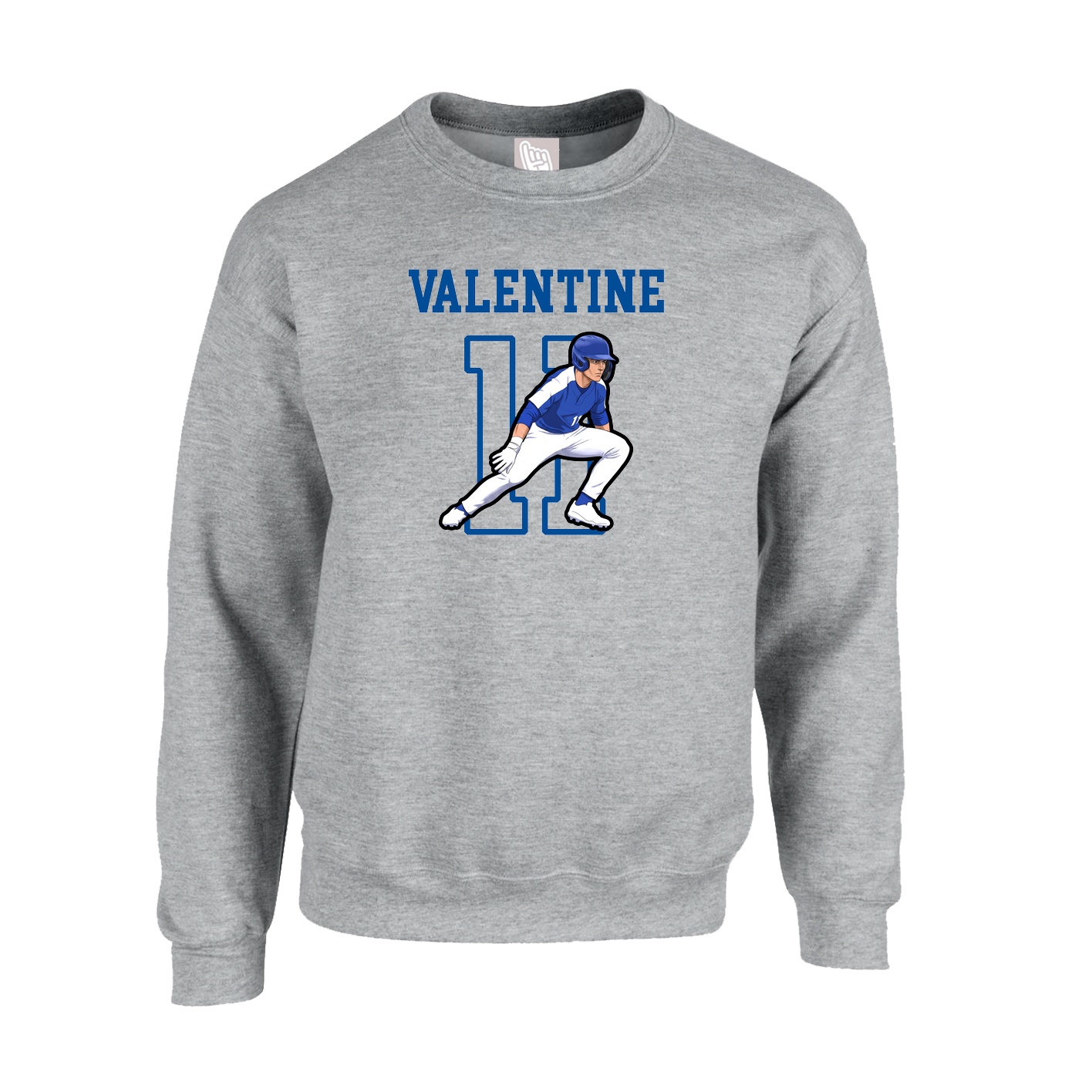 Fleece Crew — Shirsey in Grey