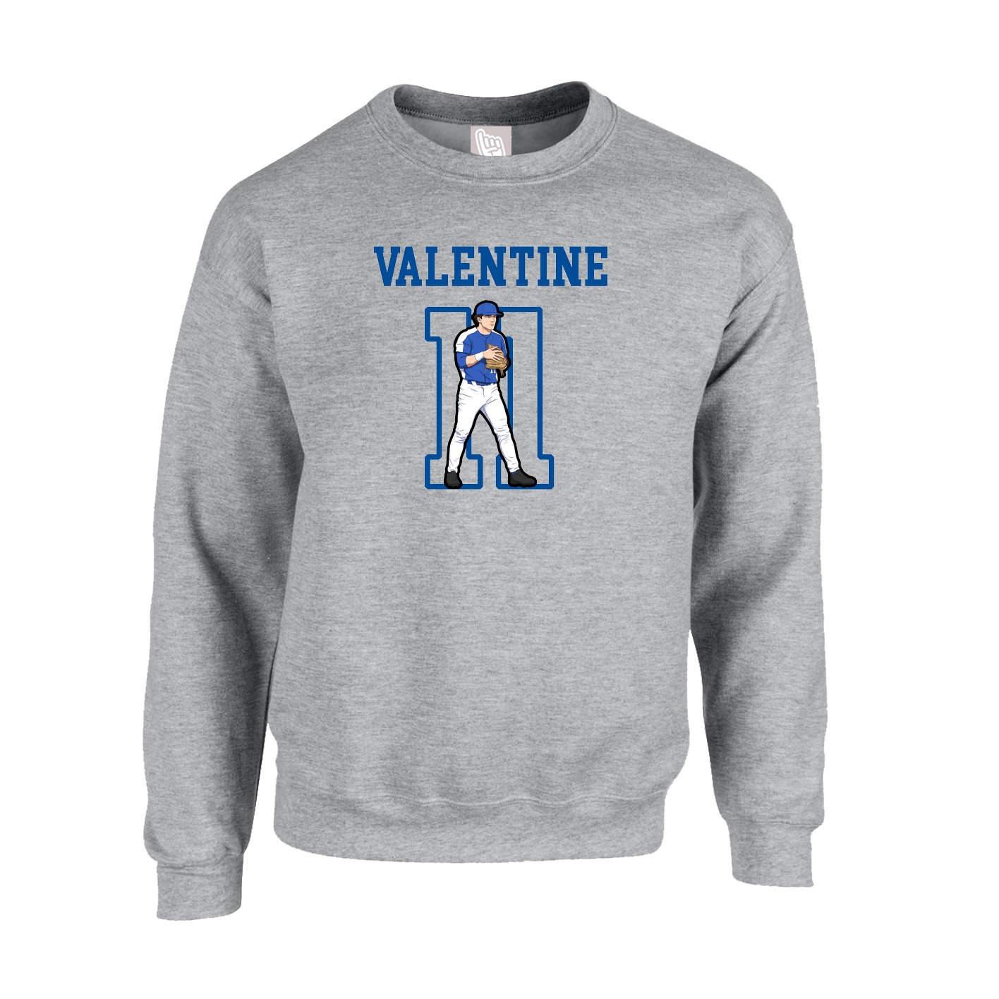 Fleece Crew — Shirsey in Grey