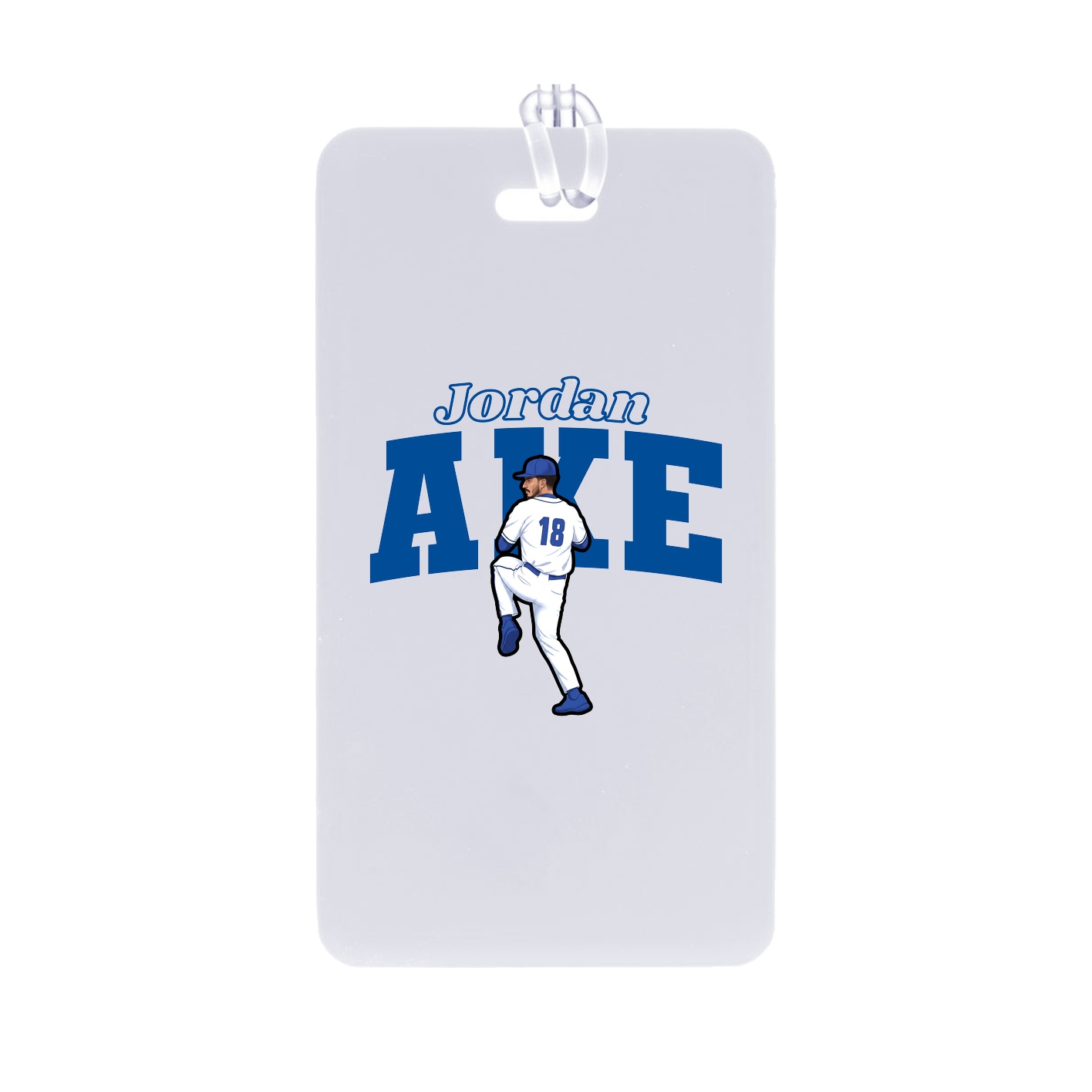 Bag Tag — Name Arch in Classic
