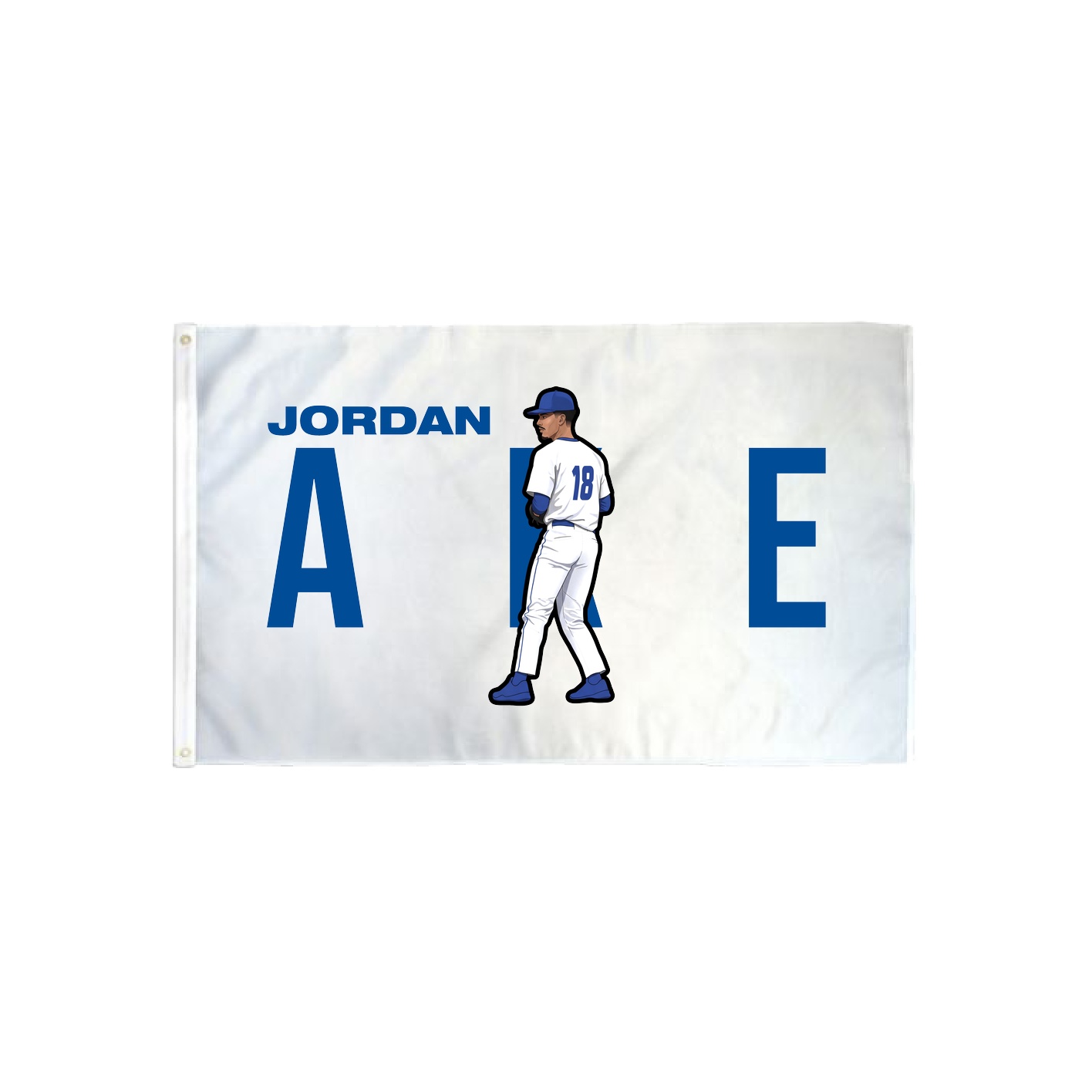 3x5 Flag — Player Name in Classic