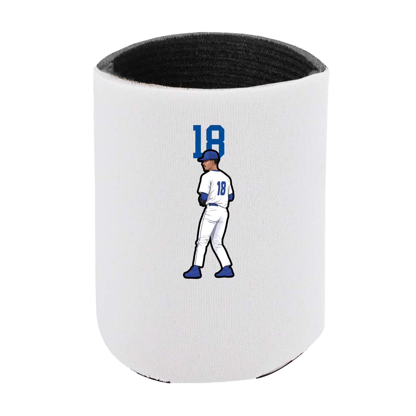 Can Holder — Number Top in White