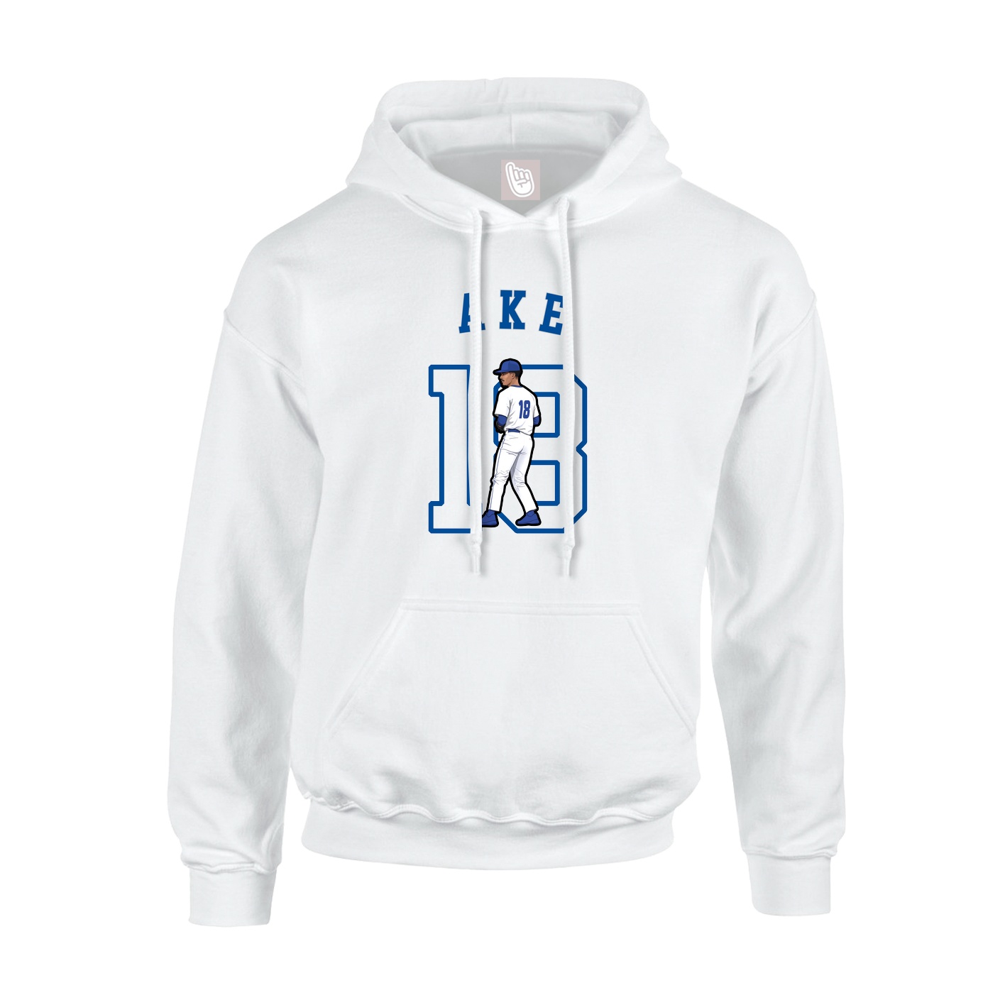 Youth Hoodie — Shirsey Arch in White