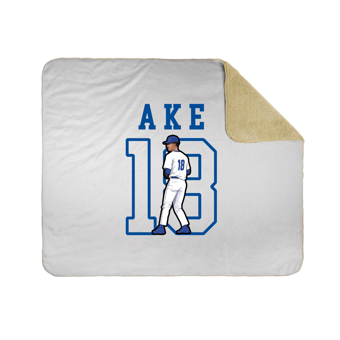 Throw Blanket — Shirsey in White