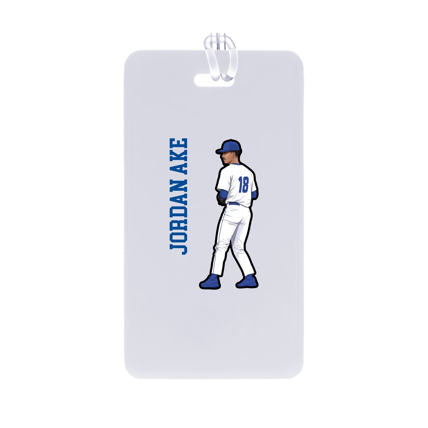 Bag Tag — Name Vertical in Classic