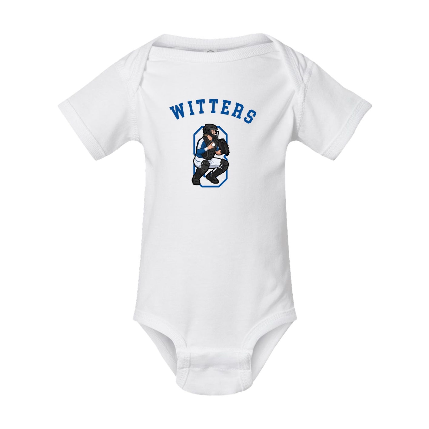 Baby Onesie — Shirsey Arch in White