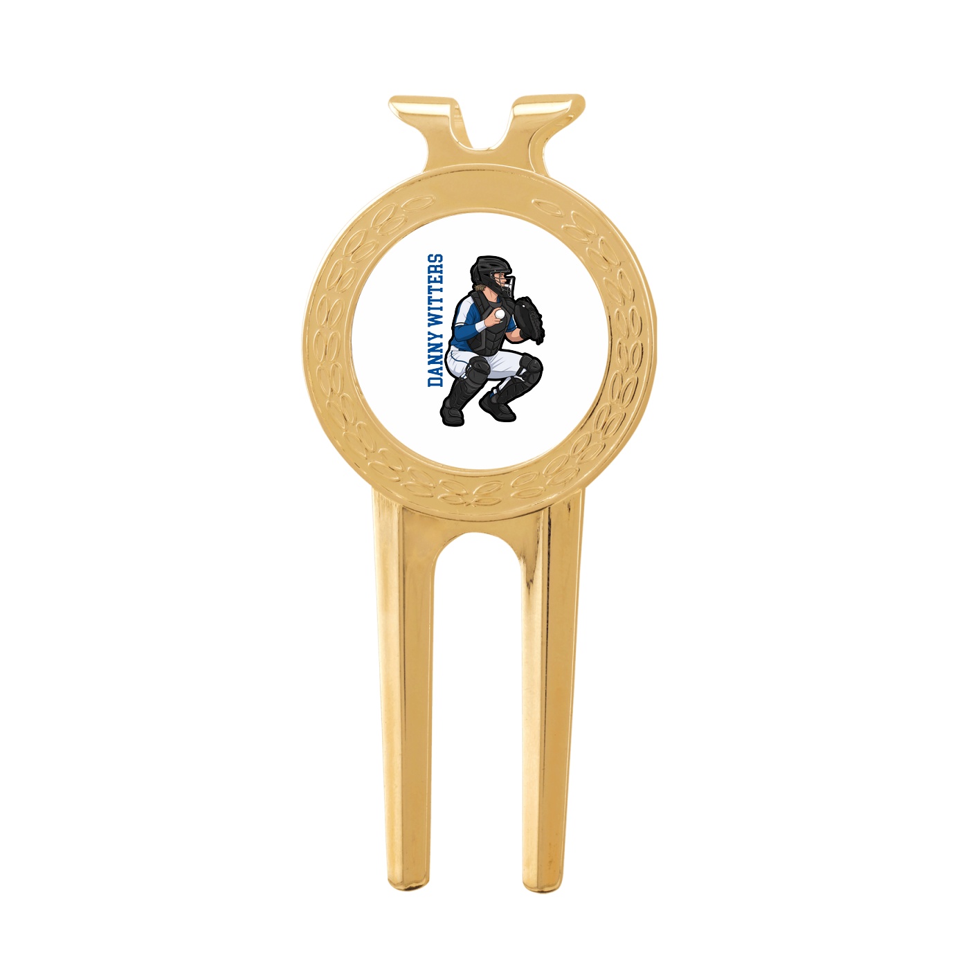 Divot Tool with Ball Marker — Name Vertical in Classic