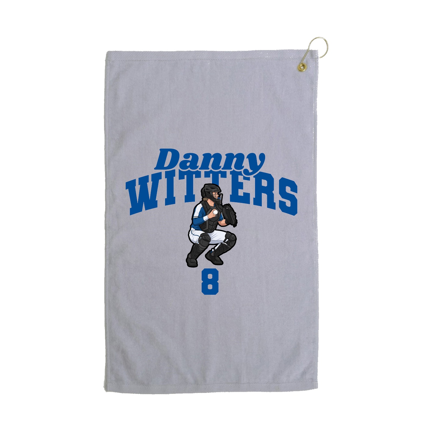 Golf Towel — Signature Arch in Grey