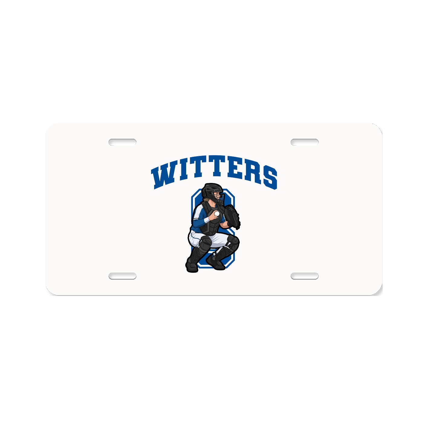 License Plate — Number in Classic
