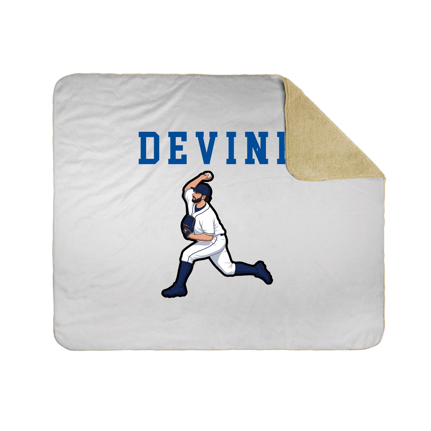 Throw Blanket — Shirsey in White