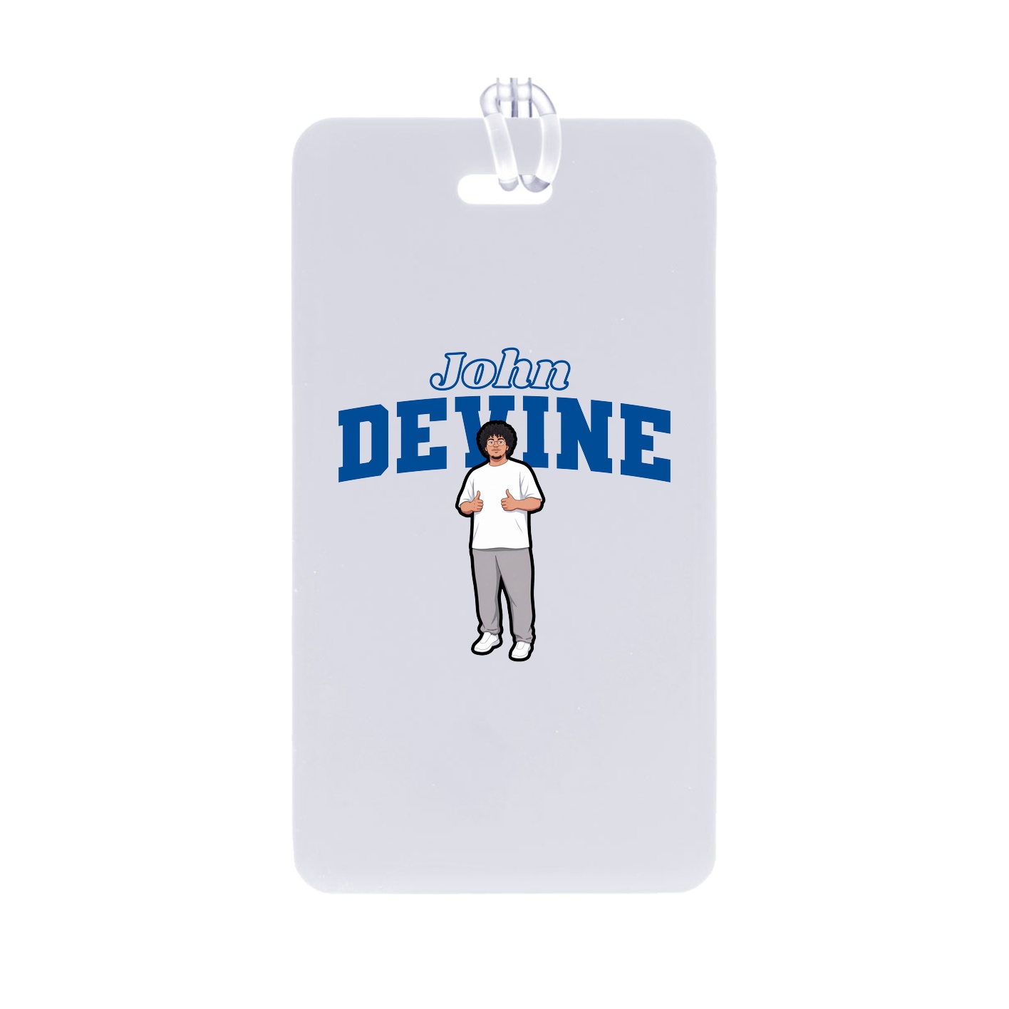 Bag Tag — Name Arch in Classic