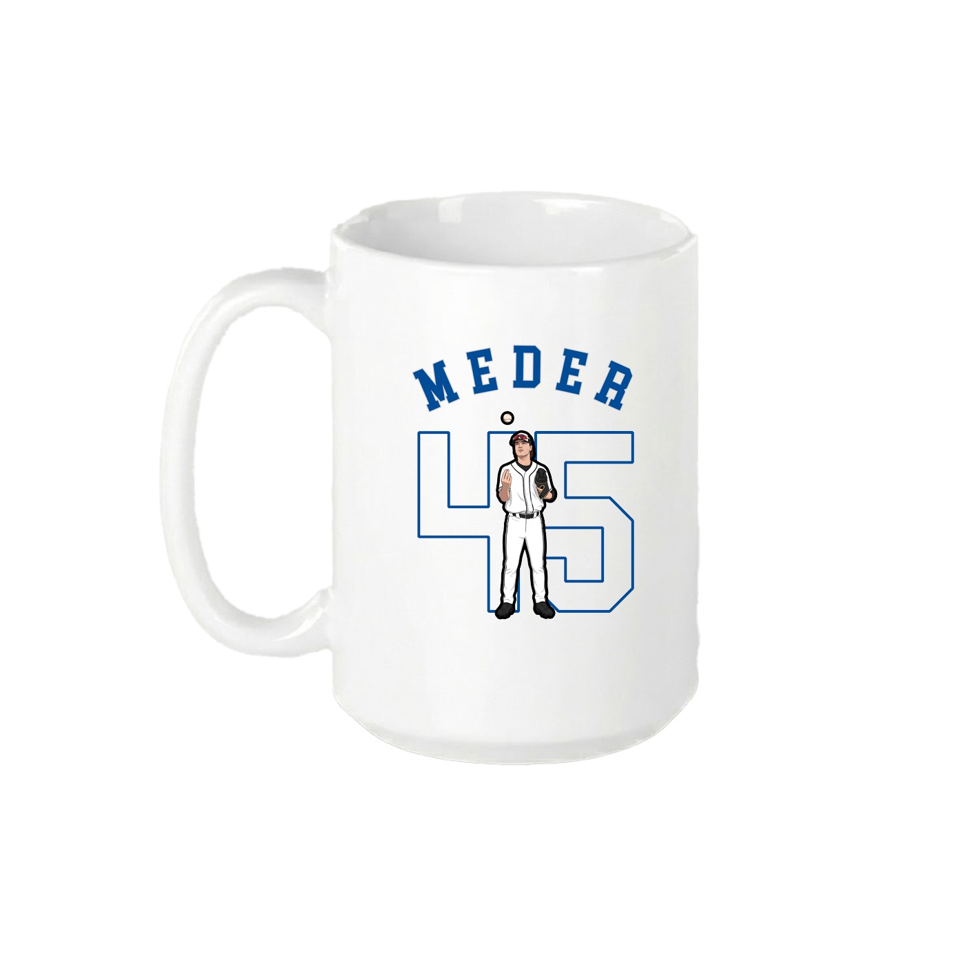 15oz Coffee Mug — Shirsey Arch in White