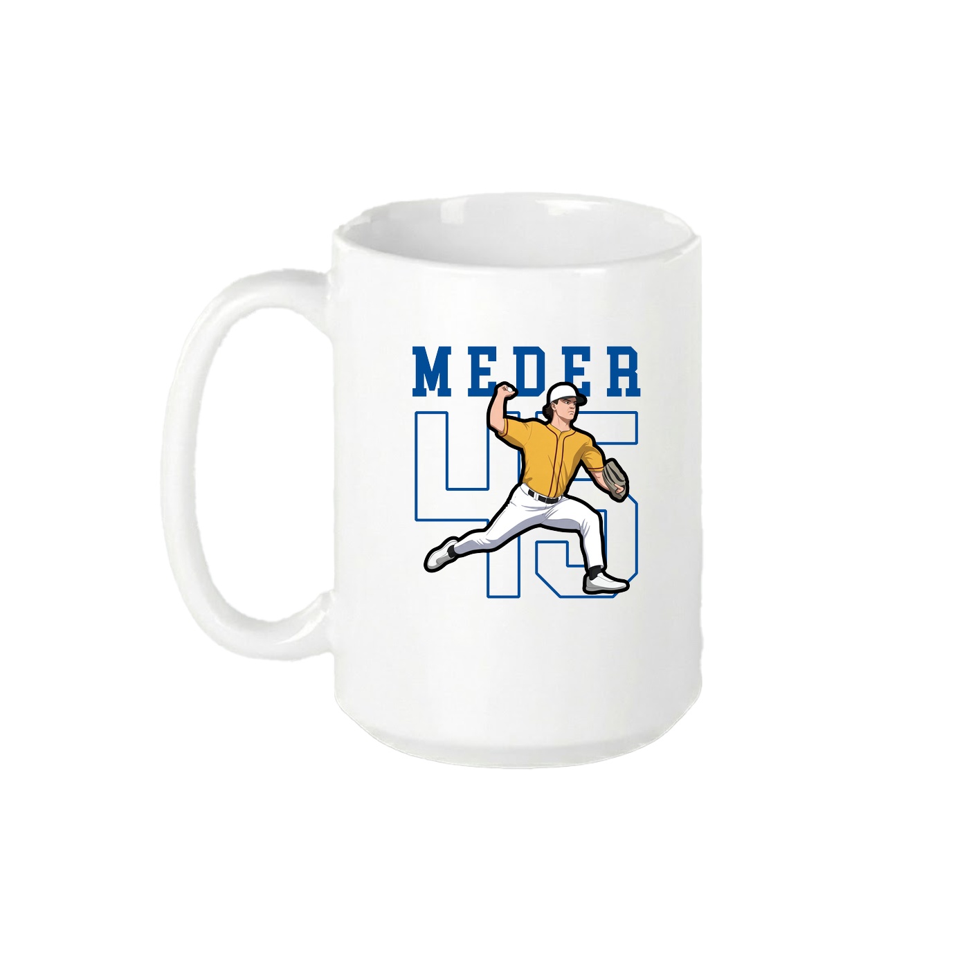 15oz Coffee Mug — Shirsey in White