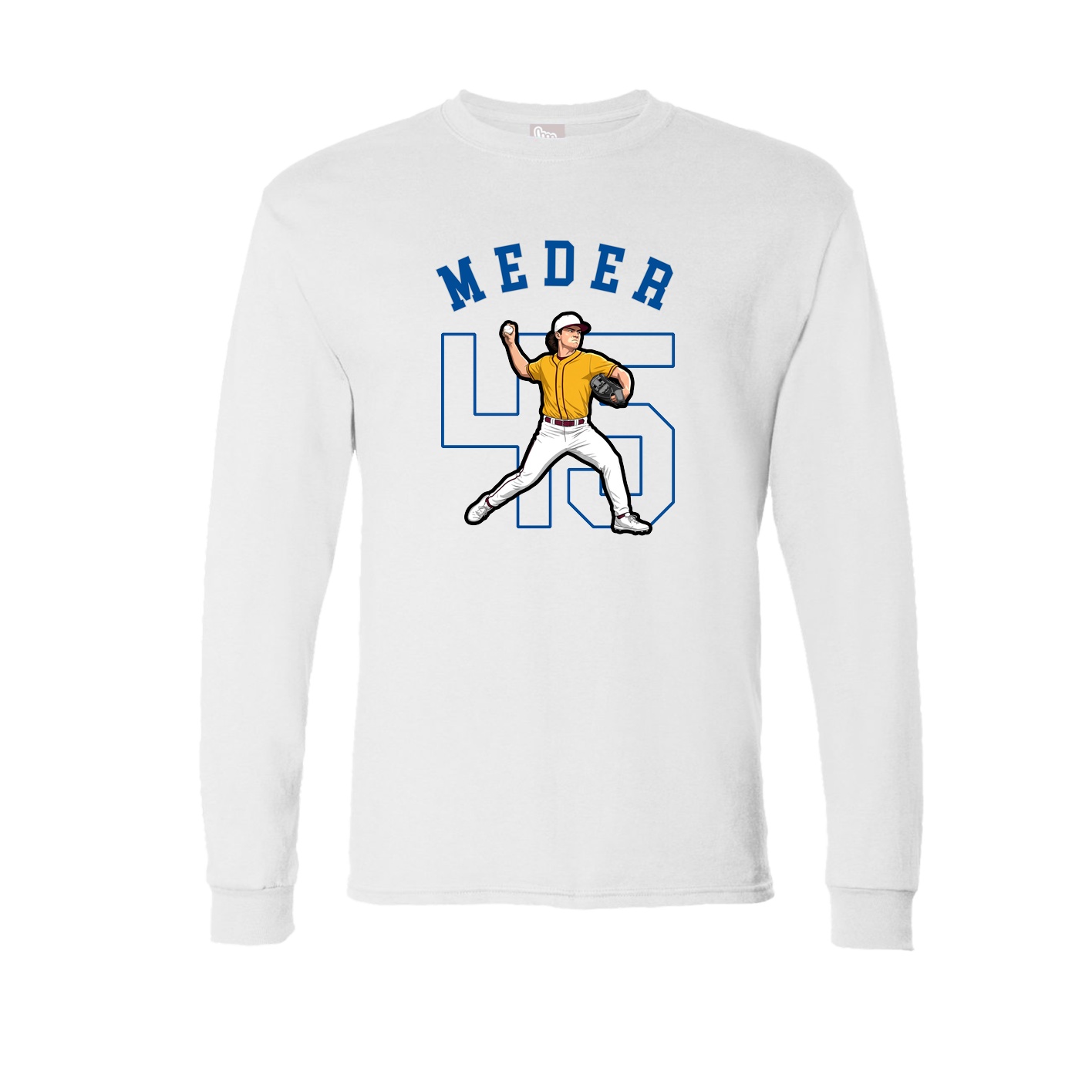 Long Sleeve Tee — Shirsey Arch in White
