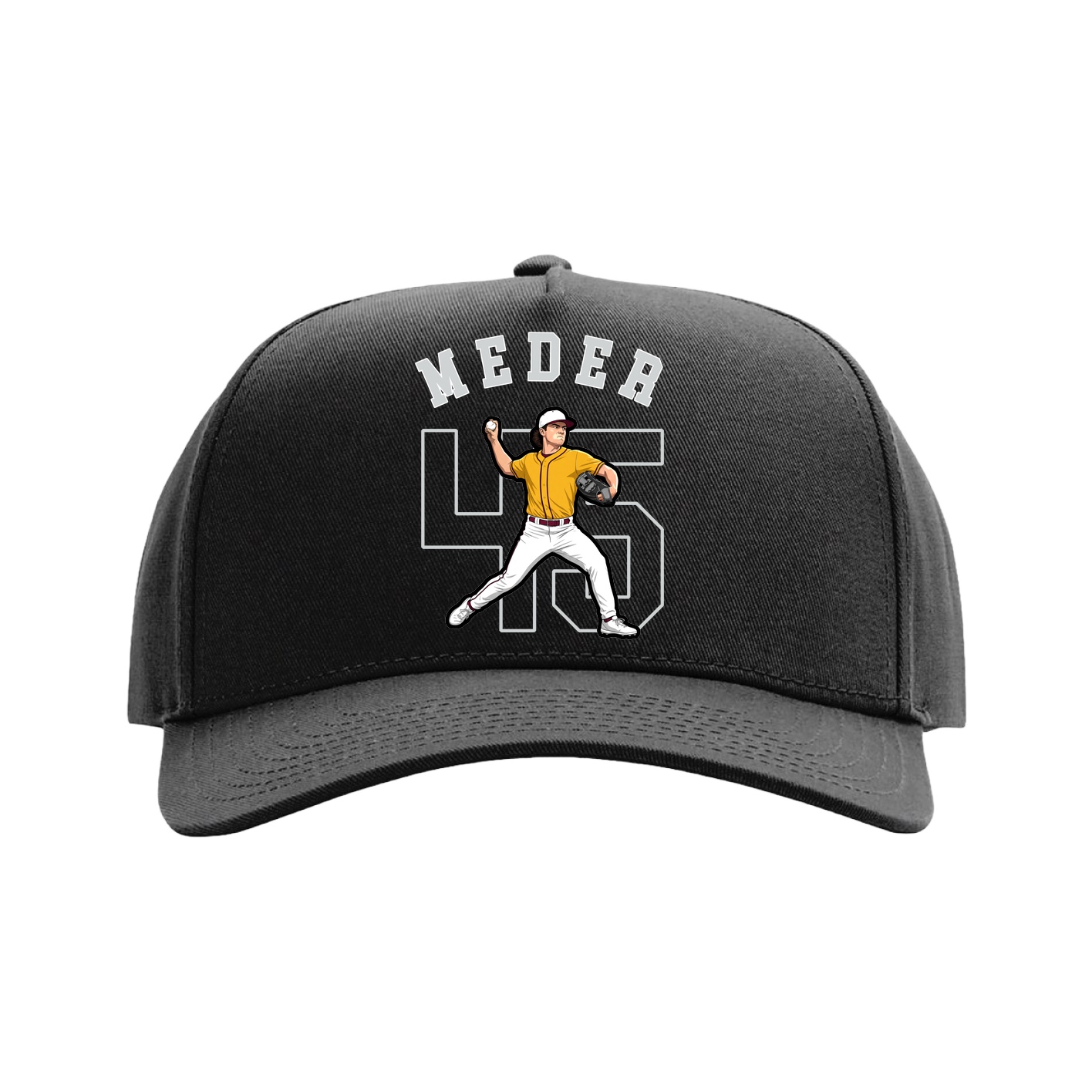 Full Fabric Five-Panel Champ Cap